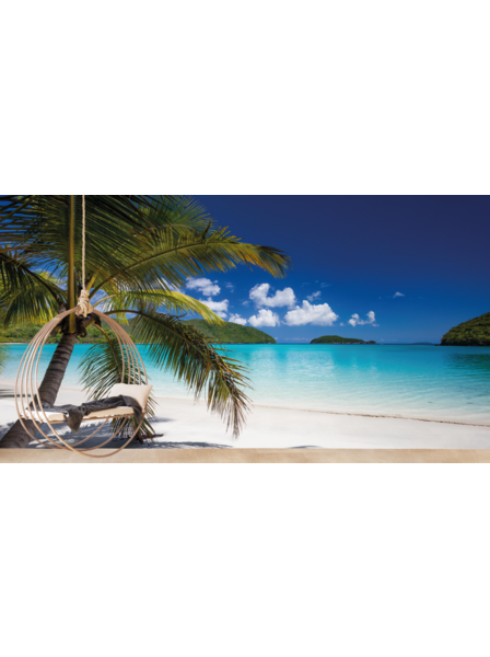 Tropischer Strand - Fototapete - Fototapete in individueller Größe