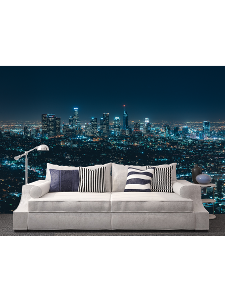 Stadt bei Nacht - Fototapete - Fototapete in individueller Größe