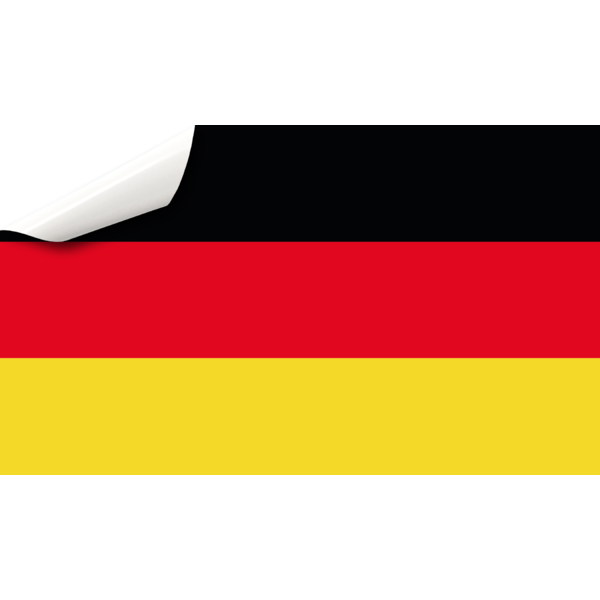 Deutsche Flagge an AutotÃ¼ren Und FlÃ¼gelspiegel Redaktionelles