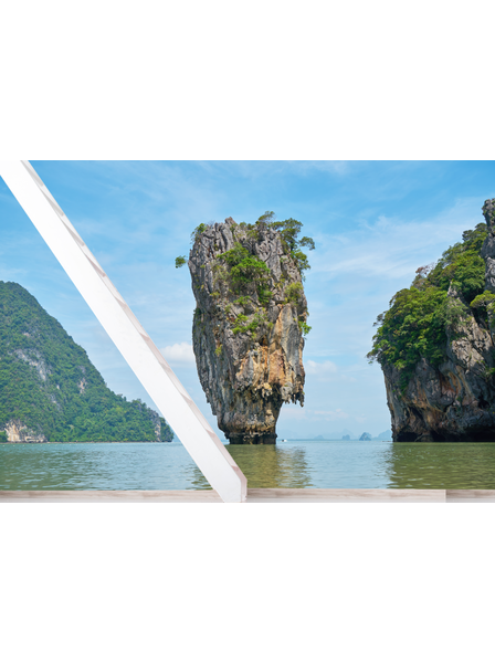 Fels im Ozean - Fototapete - Fototapete in individueller Größe