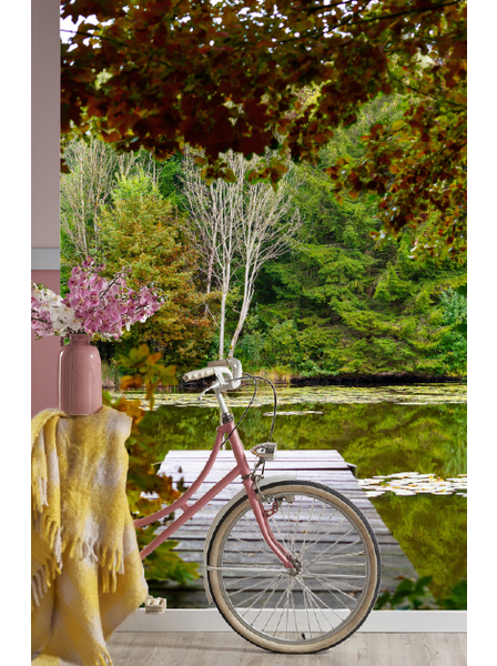 Herbstsee - Foto tapete - Fototapete in individueller Größe