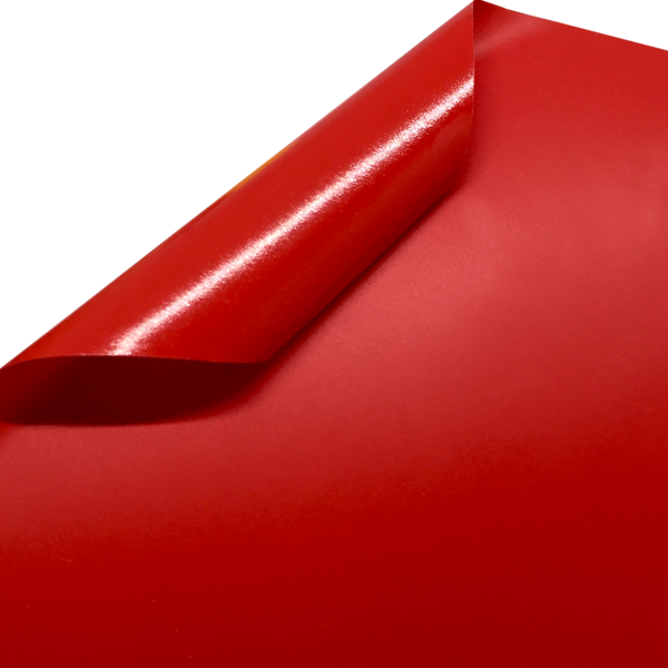 heinrich meier gmbh Begleitpapiertasche Folie, selbstklebend rot/transparent  B240xL130mm Lieferschein/Rechnung 1000 St./Krt.