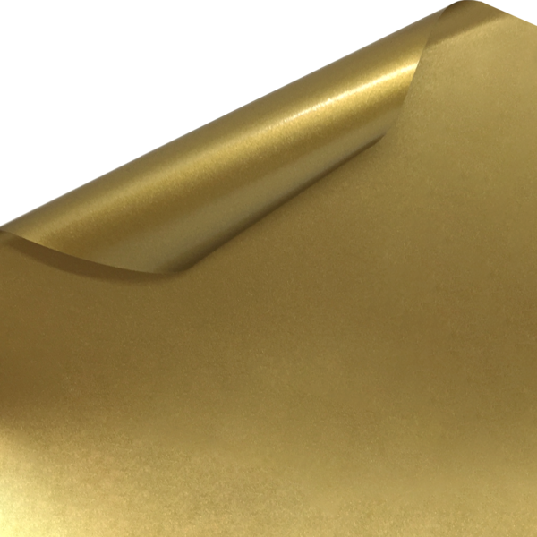 Klebefolie Gold metallic (matt) selbstklebende Folie 63cm, 100cm oder 126cm  Brei